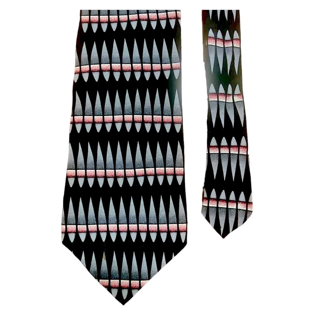 Brandini 💯 silk patterned tie. NWT. OS.
